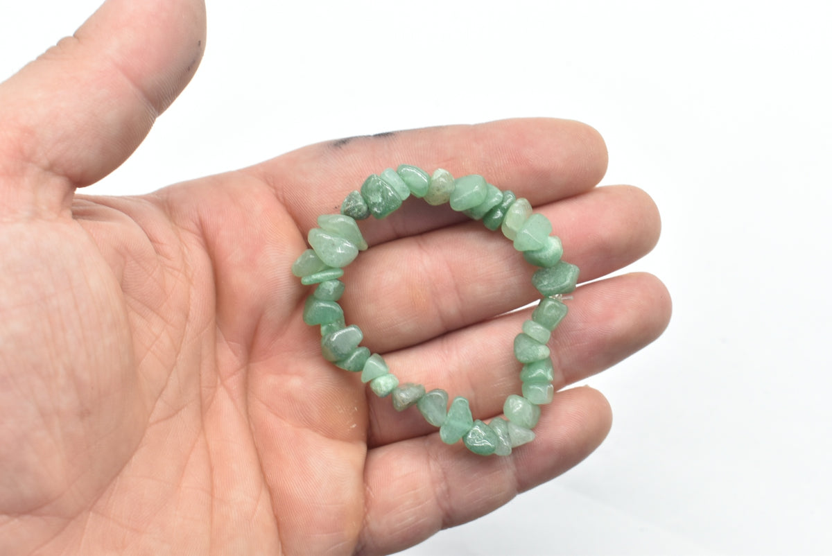 PowerBead Bracciale Elasticizzato Donna Con Cristalli Di Rocca Angel Aura - Pietre Preziose Vaporizzate Oro E Platino 6mm - 4