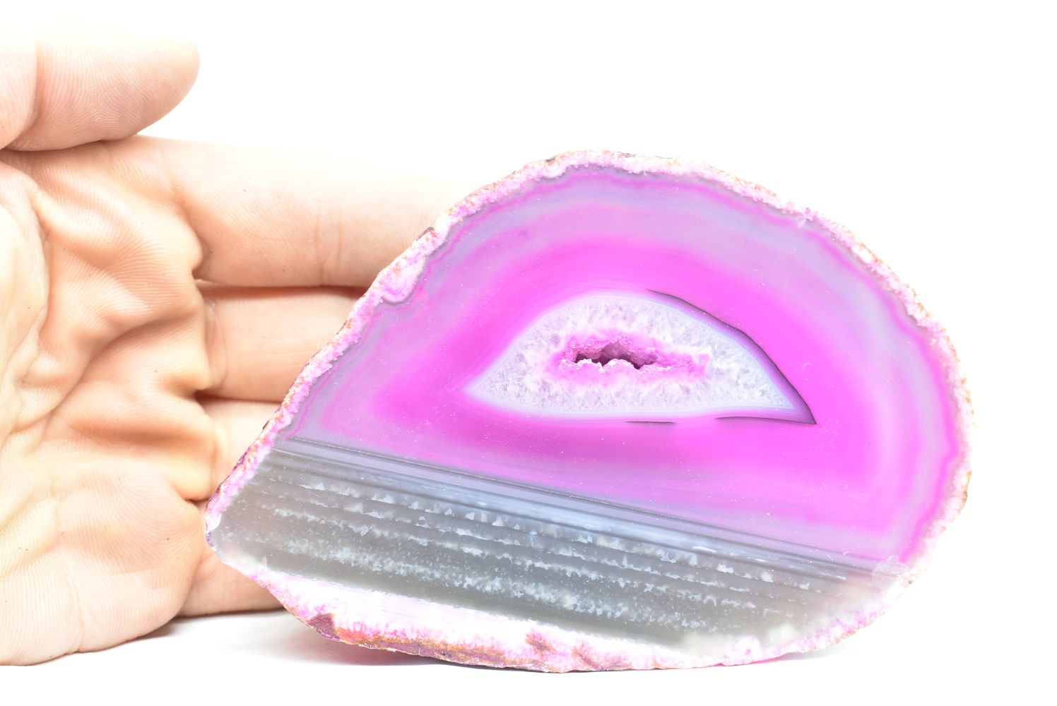 Geode di Agata Rosa (tinto)