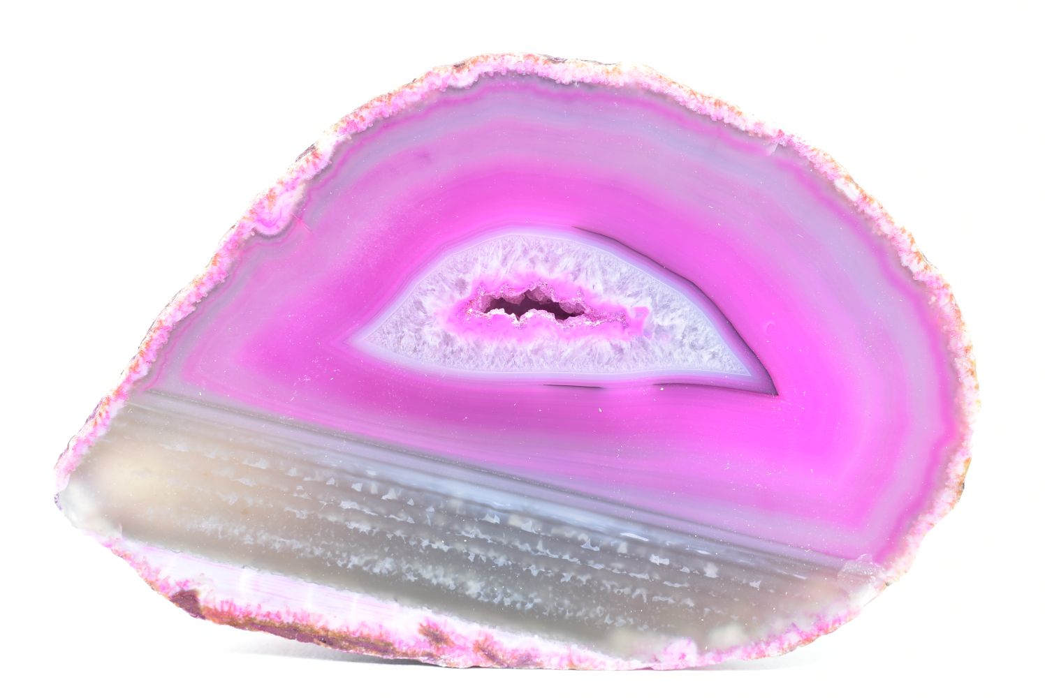 Geode di Agata Rosa (tinto)