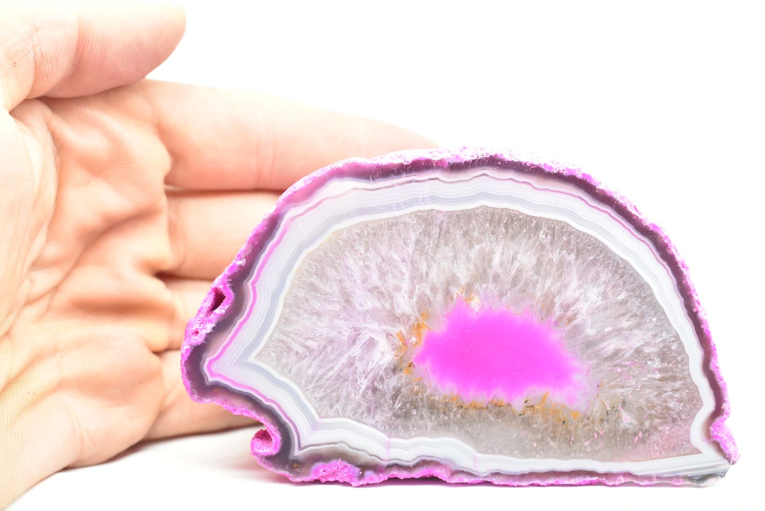 Geode di Agata Rosa (tinto)