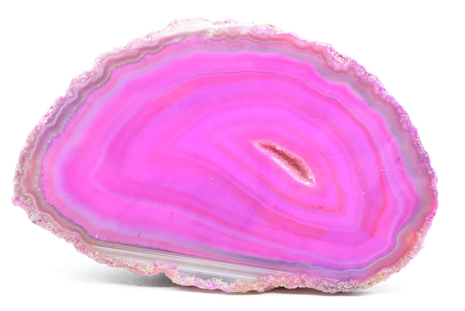 Pink Agate Geode (dyed)