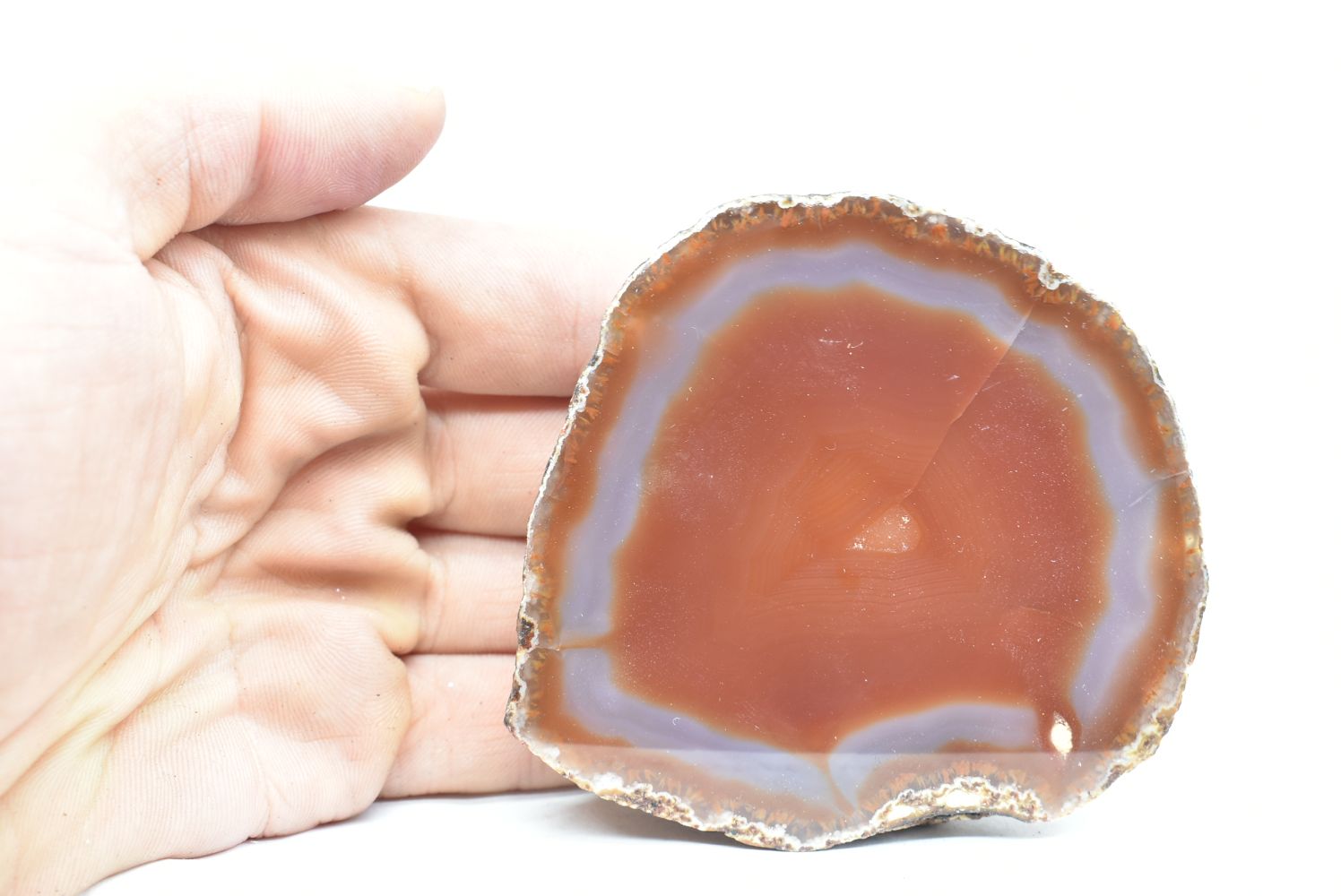 Geode di Agata Arancio (tinto)