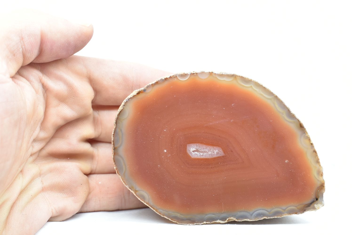 Geode di Agata Arancio (tinto)