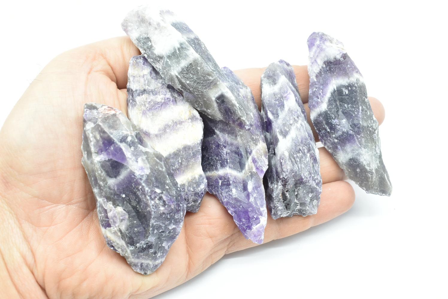 Amethyst Chevron 6-7 cm