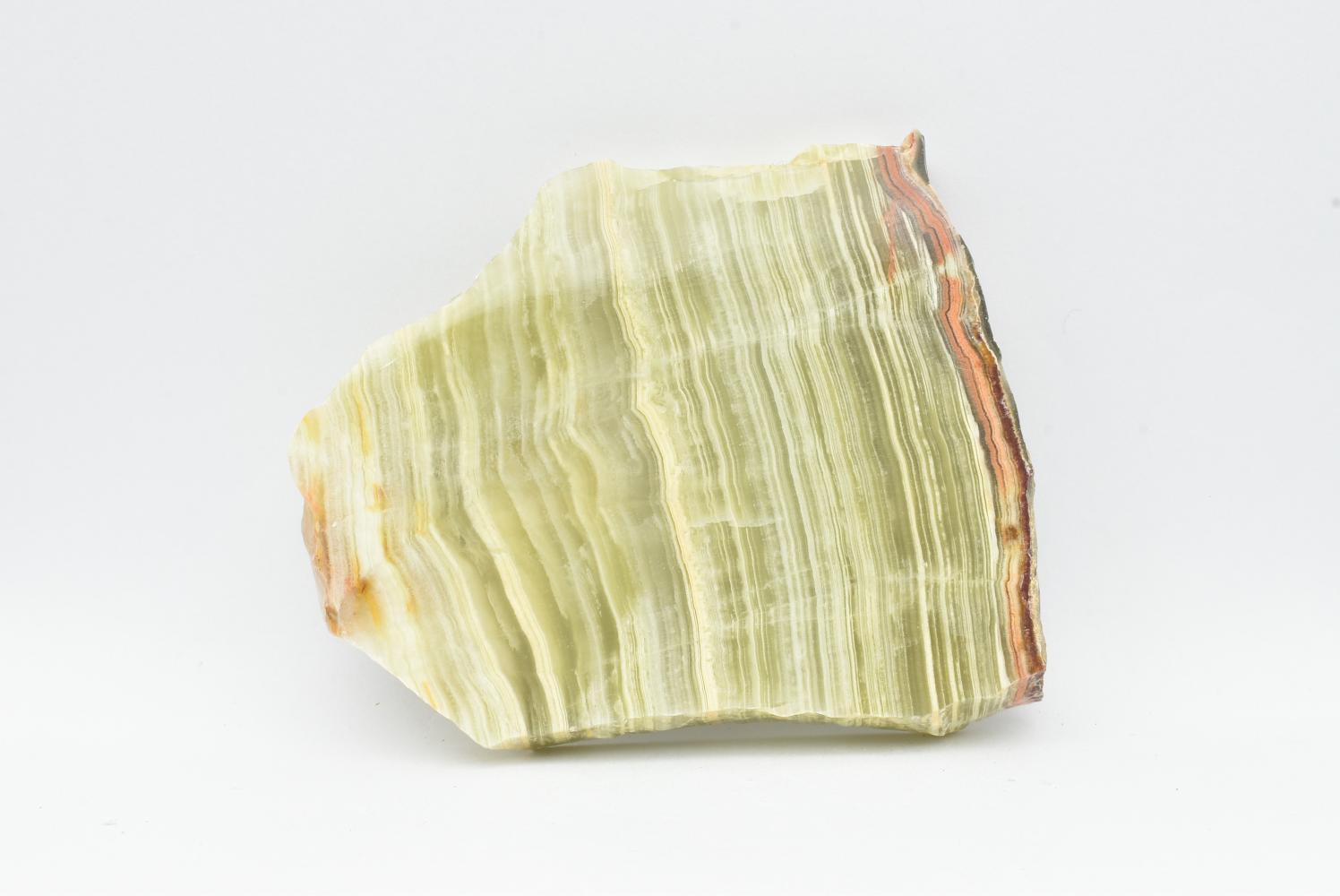 Fetta di Aragonite Verde