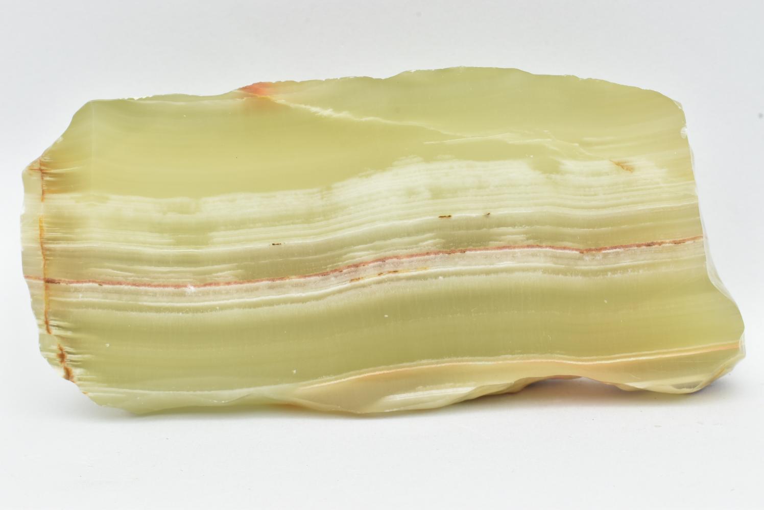 Fetta di Aragonite Verde