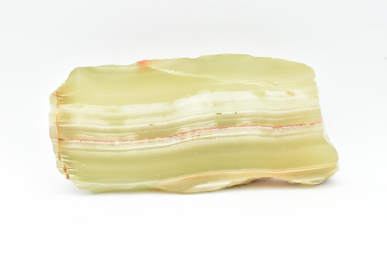 Fetta di Aragonite Verde