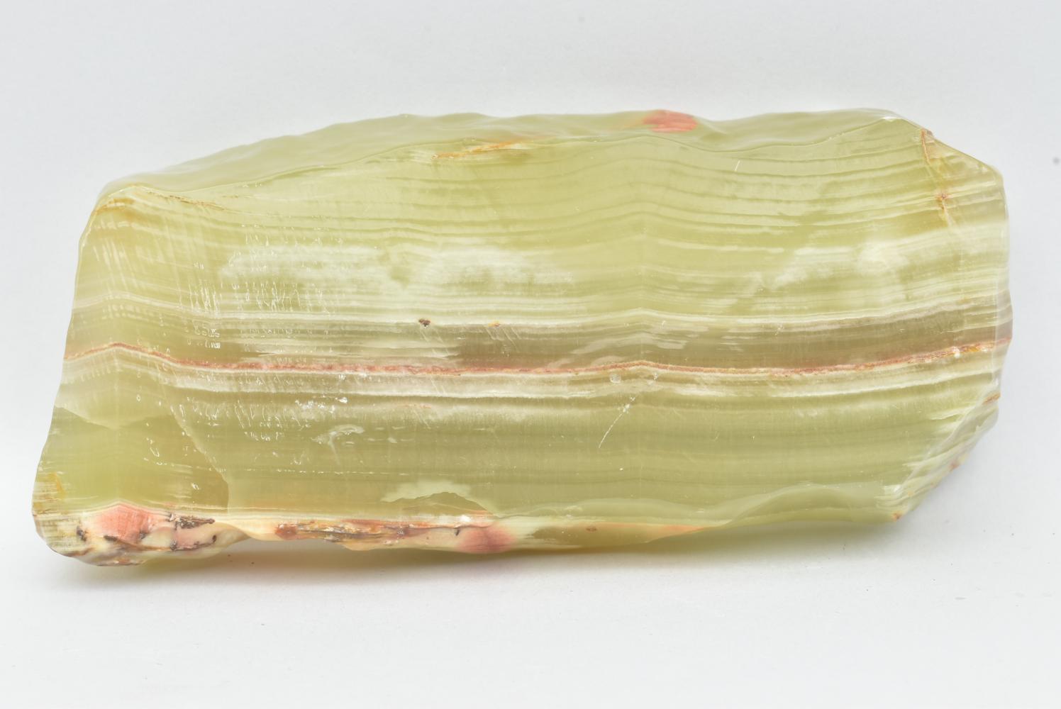 Fetta di Aragonite Verde