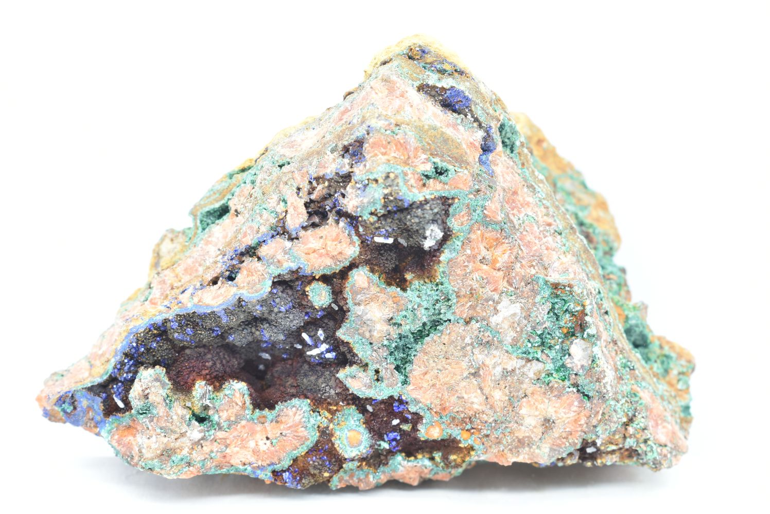 Malachite con Azzurrite