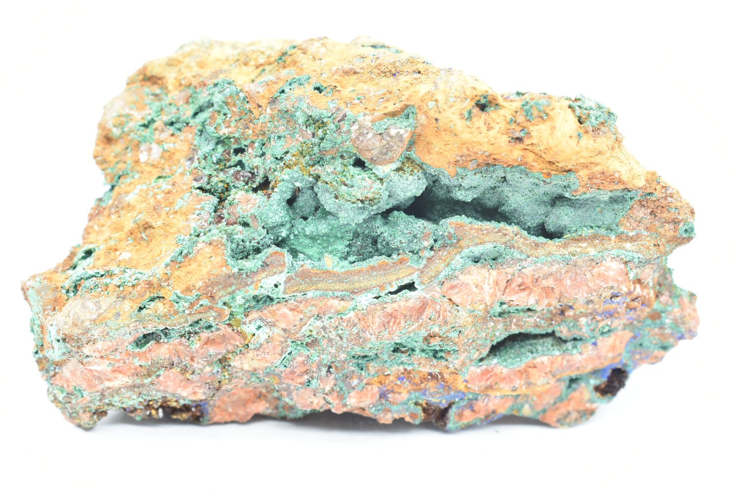 Malachite con Azzurrite