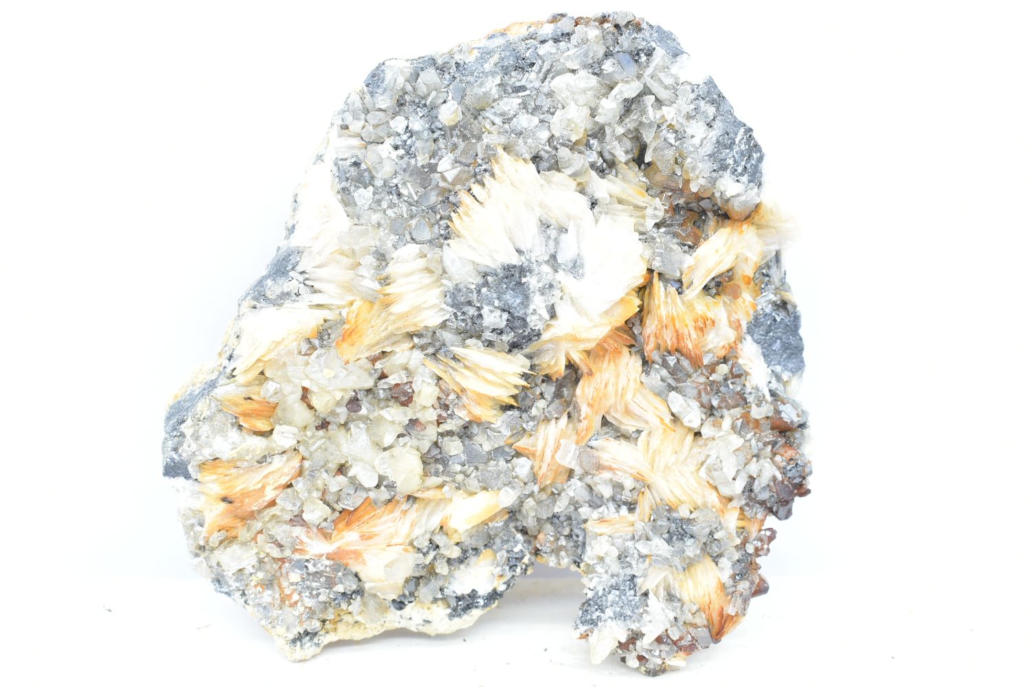 Barite crystals with Cerussite