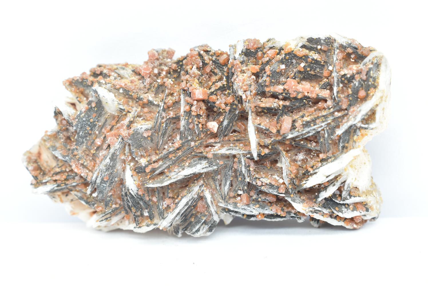 Cristalli di Barite con Vanadinite