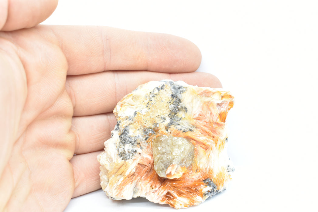 Barite crystals with Cerussite