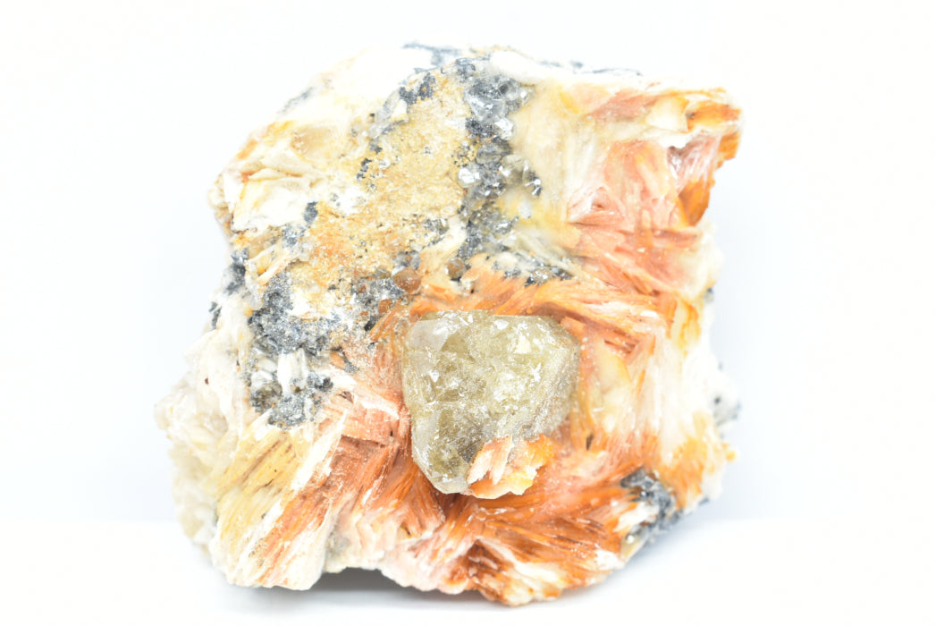 Barite crystals with Cerussite