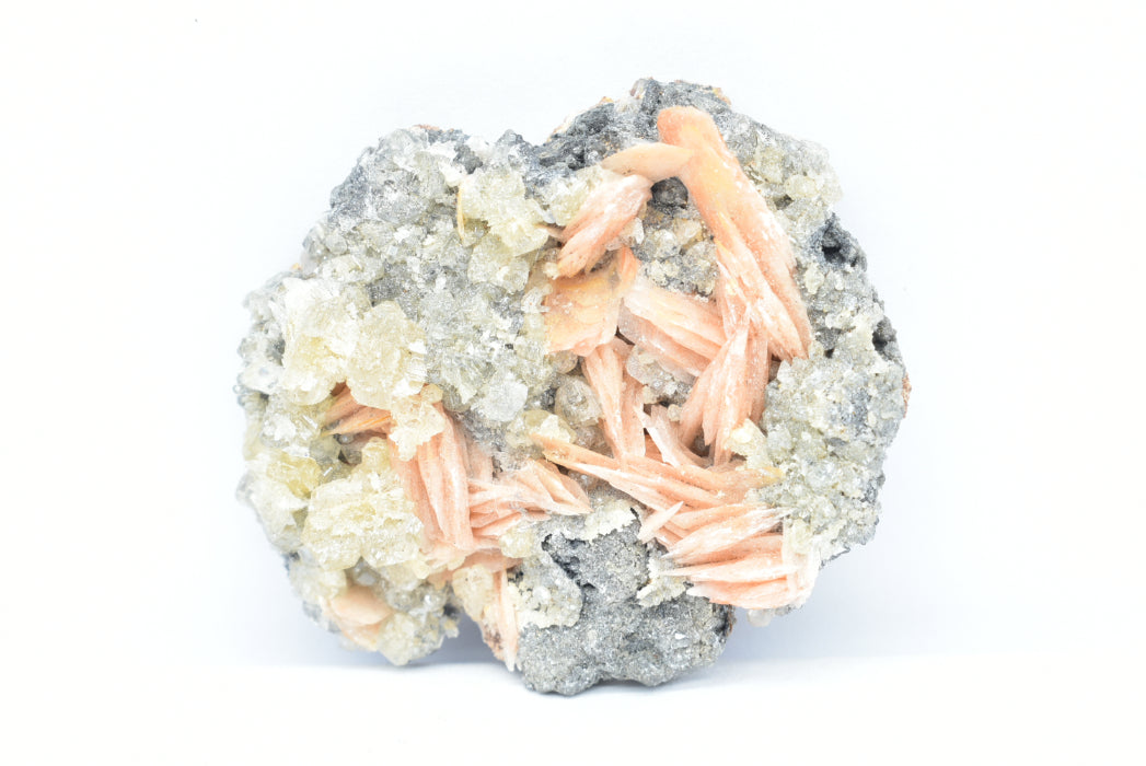 Barite crystals with Cerussite