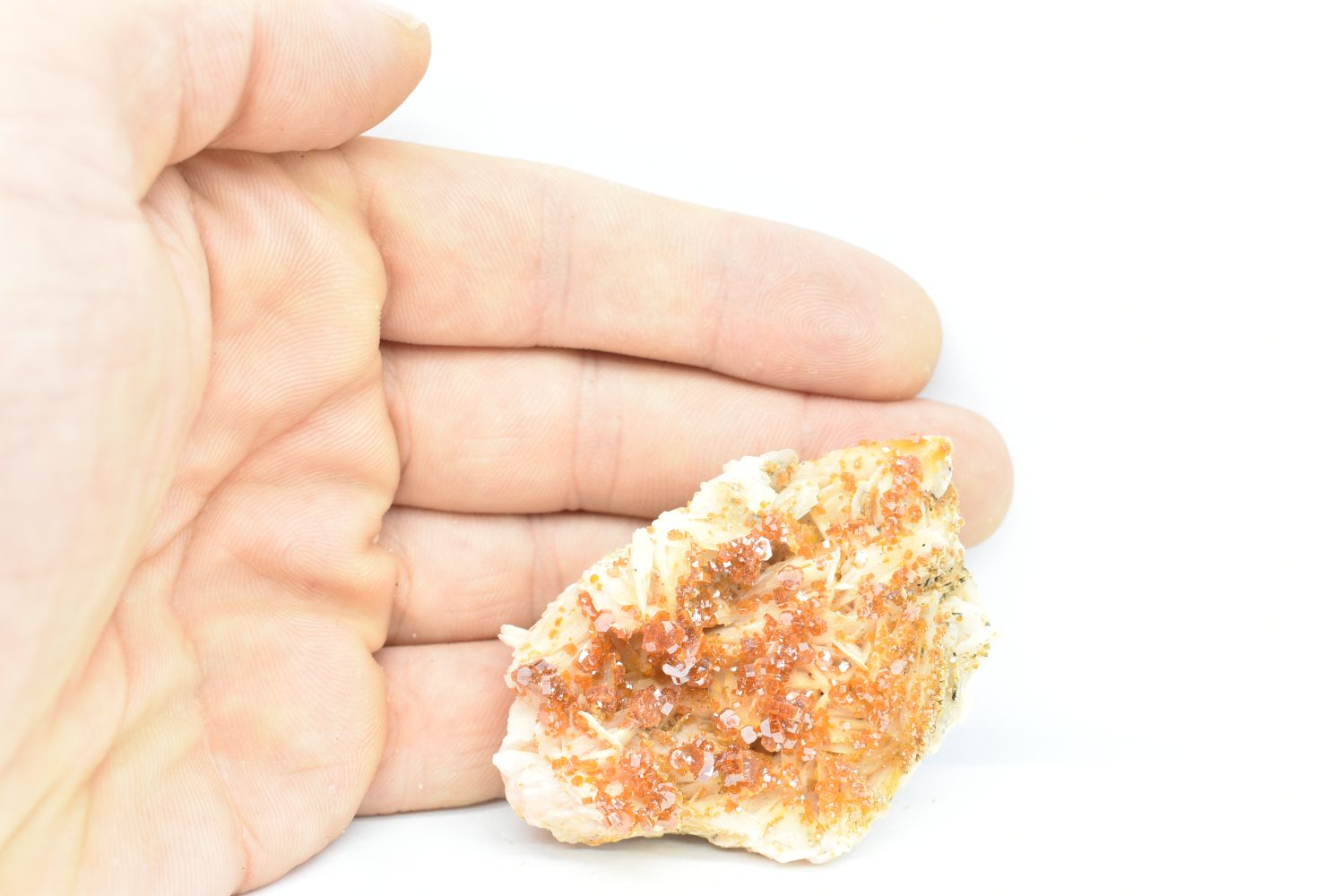 Vanadinite su Barite