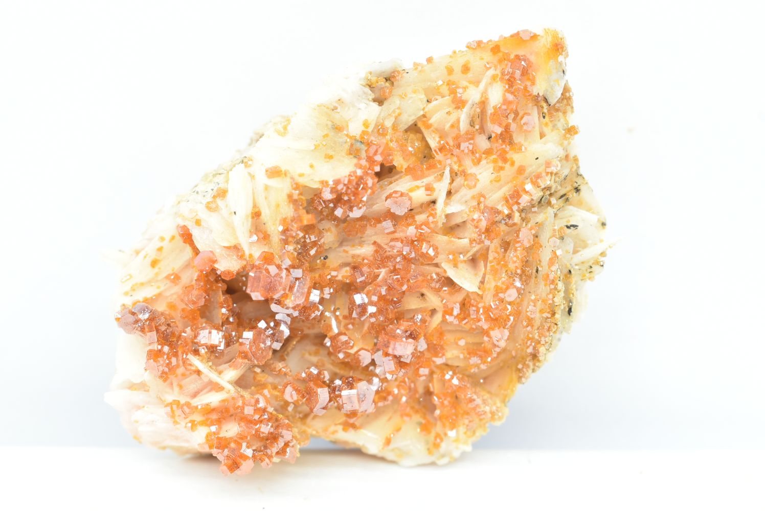 Vanadinite su Barite