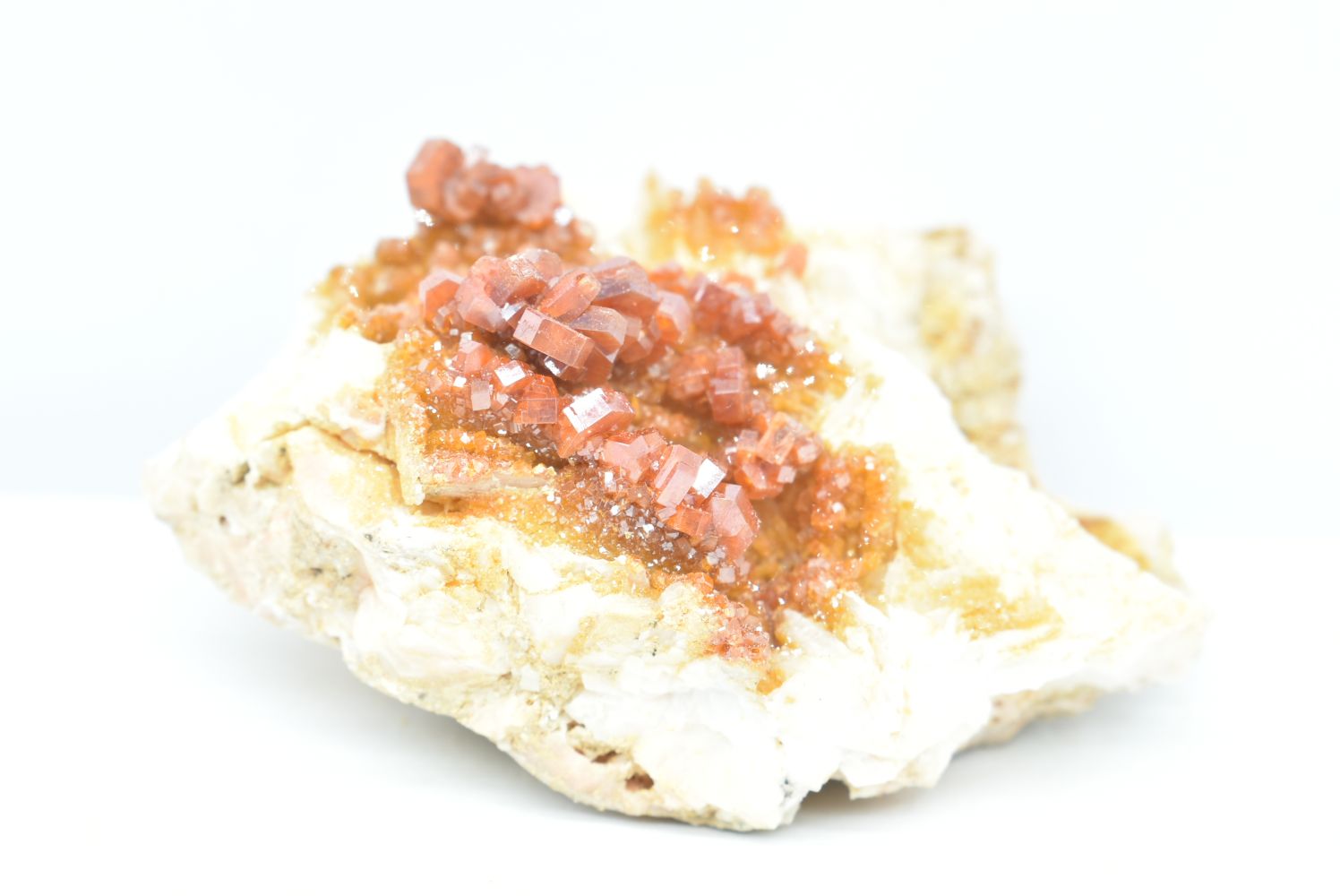 Vanadinite su Barite