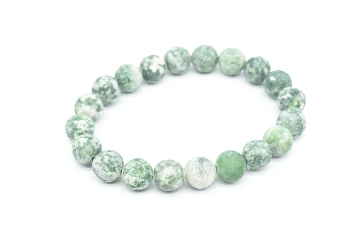 Green Spotted Jasper Bracelet