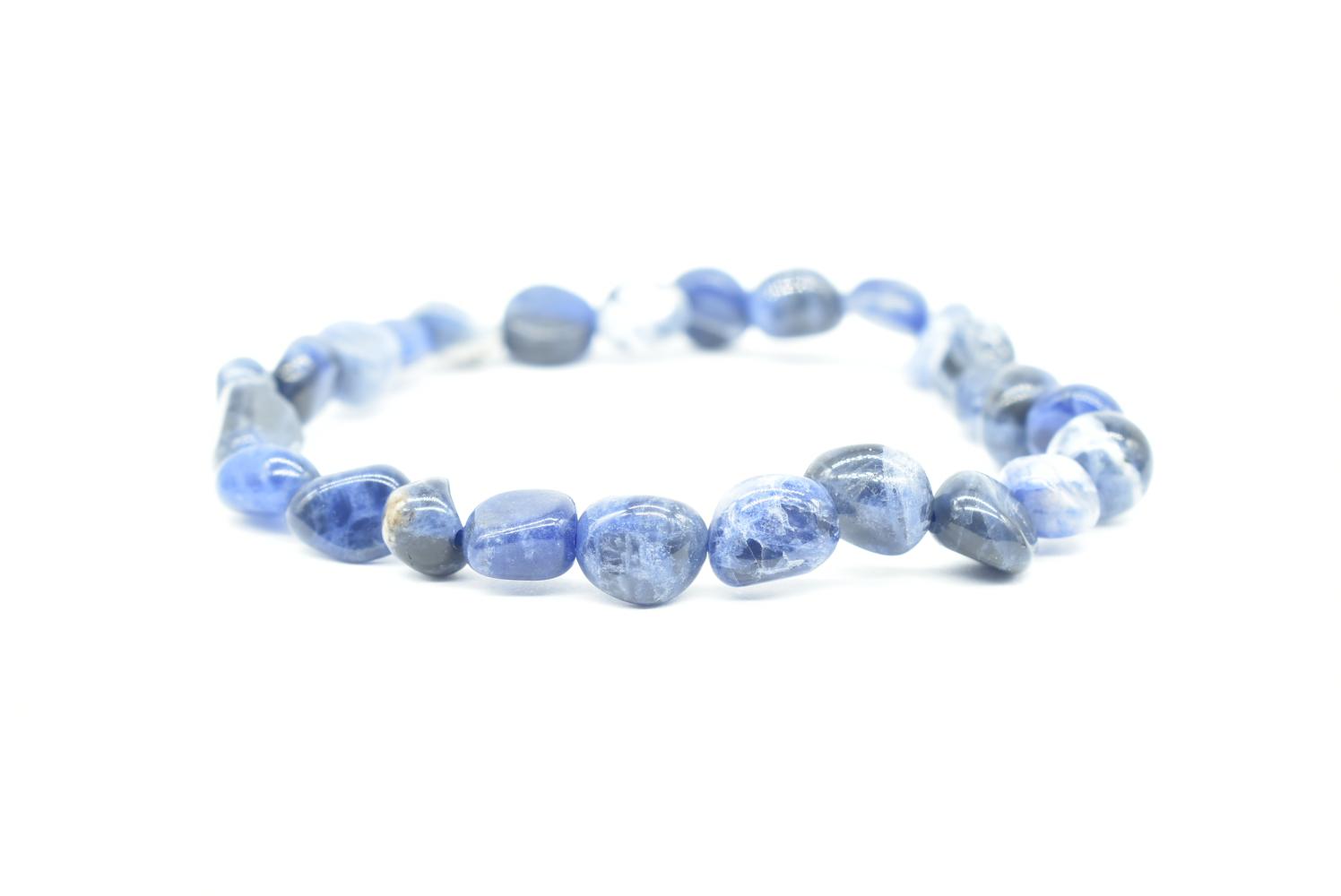 Bracciale con pepite di Sodalite