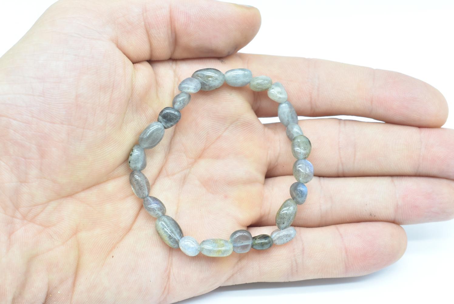 Bracelet with Labradorite nuggets