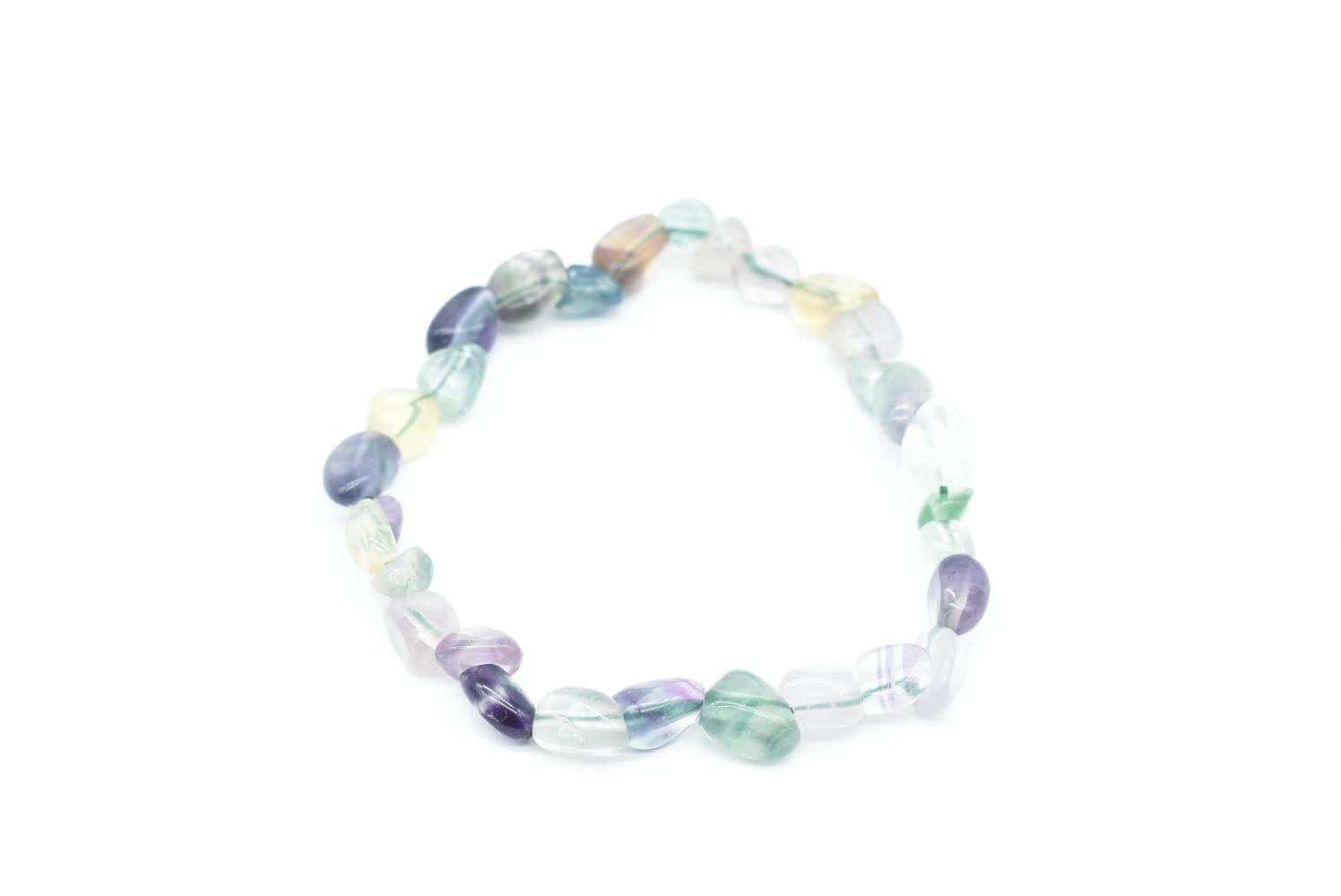 Bracciale con pepite di Fluorite