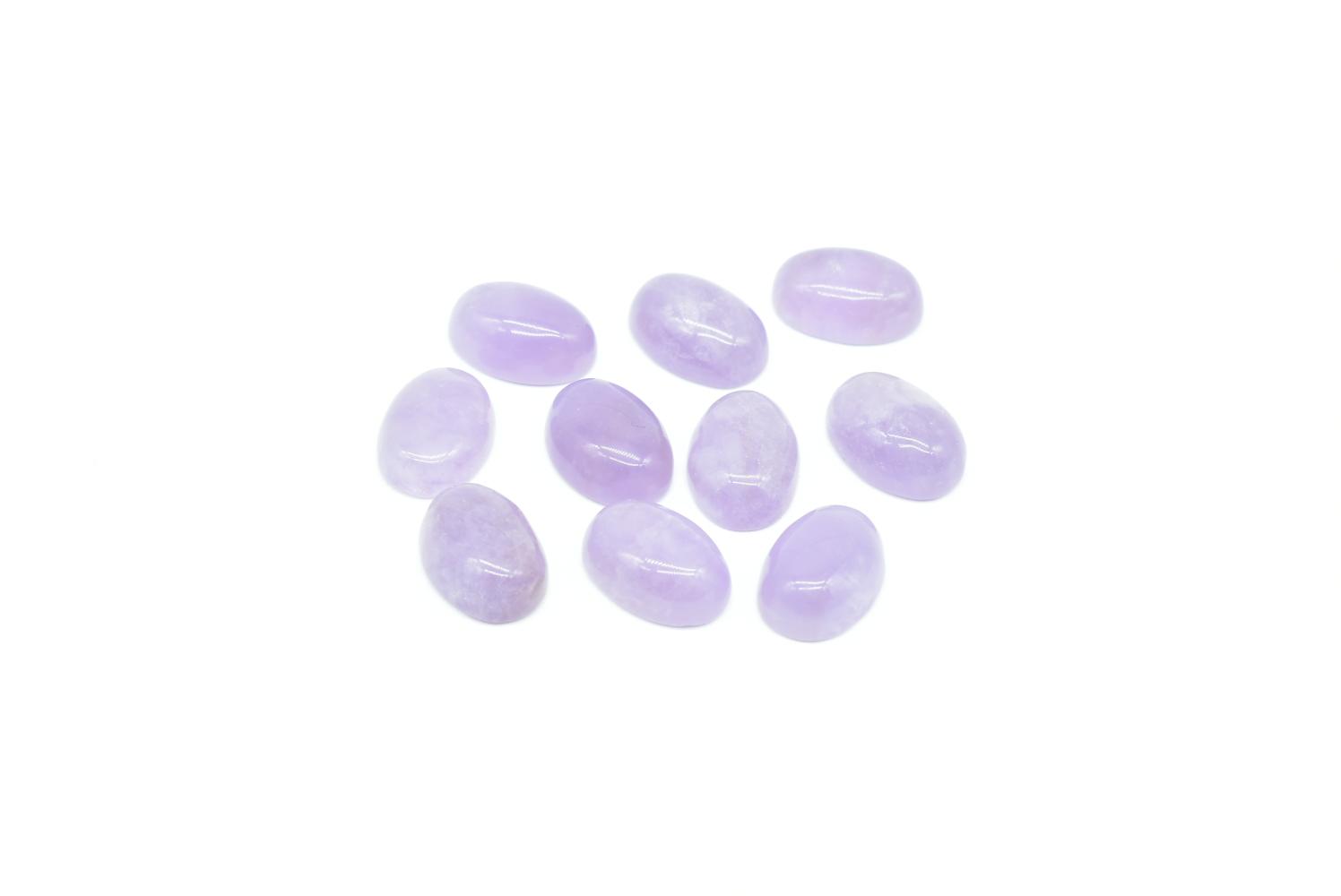 Oval Amethyst Cabochon 14x10 mm