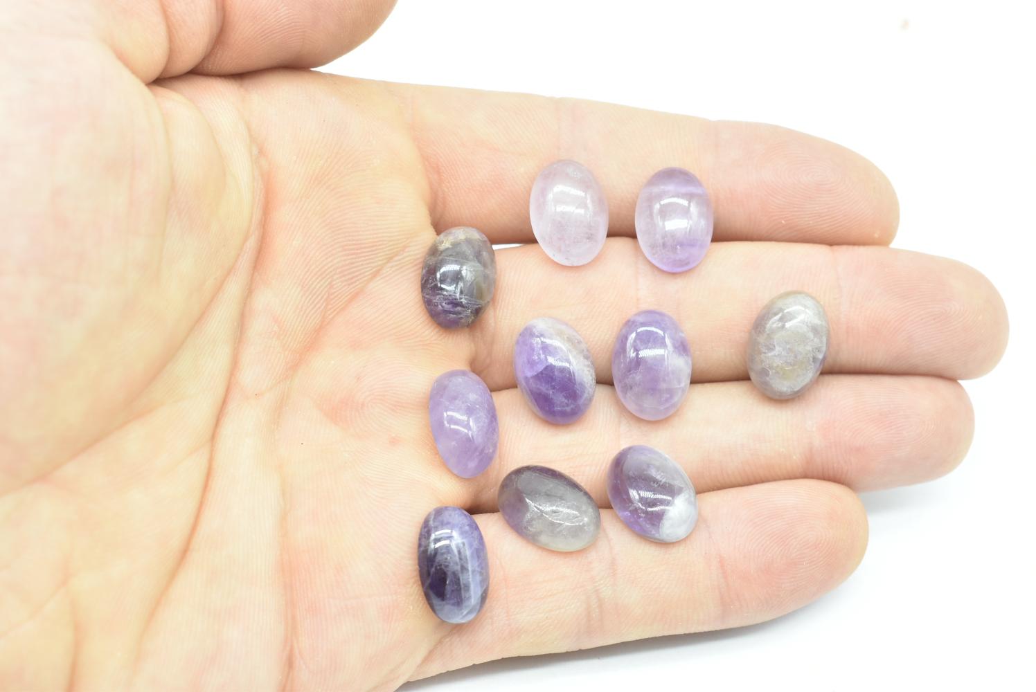 Amethyst Cabochon 14x10 mm