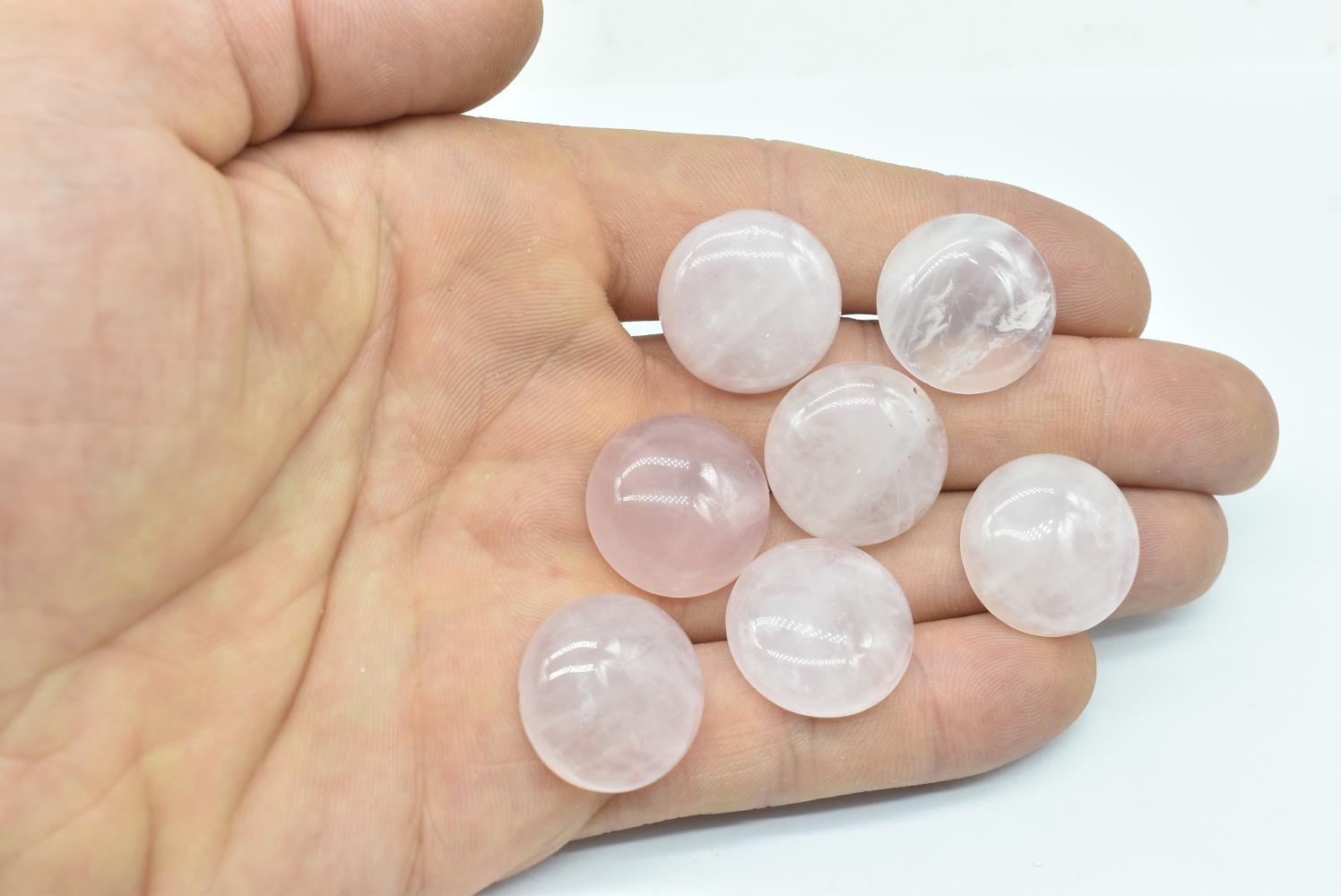 Rose Quartz Cabochon 20x20 mm