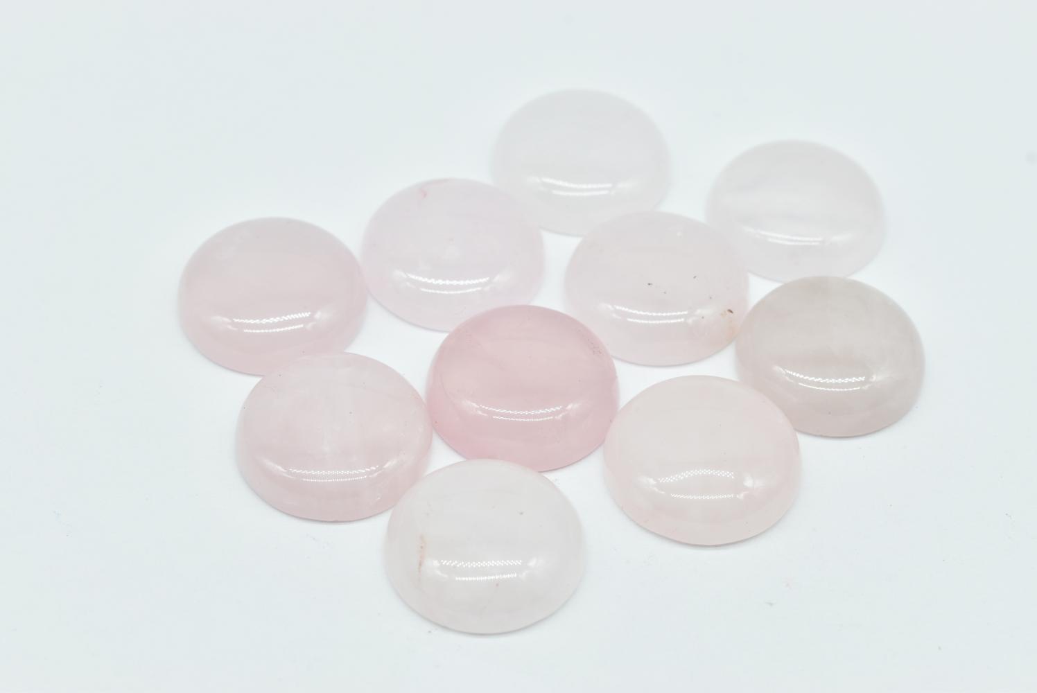 Cabochon di Quarzo Rosa  20x20 mm