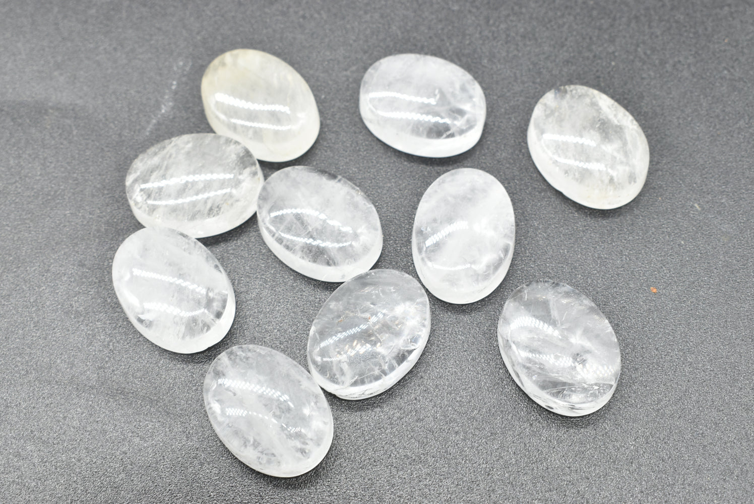 Cabochon di Quarzo Ialino Ovale - 18 mm