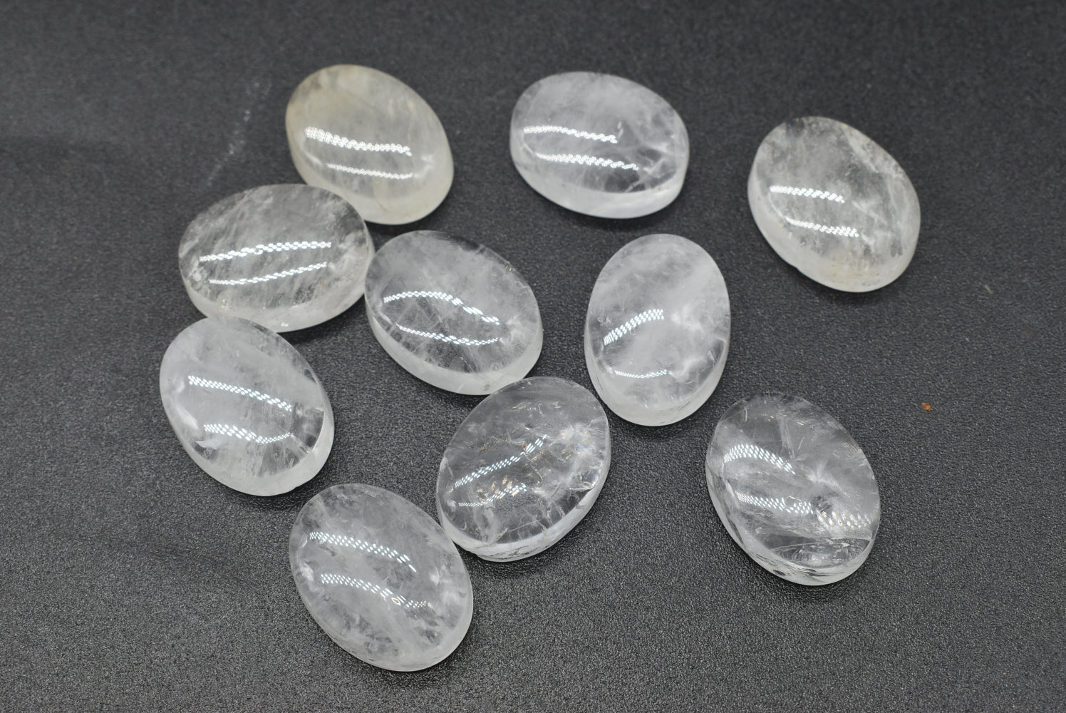 Cabochon di Quarzo Ialino Ovale - 18 mm