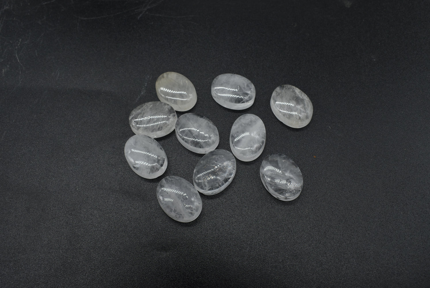 Cabochon di Quarzo Ialino Ovale - 18 mm