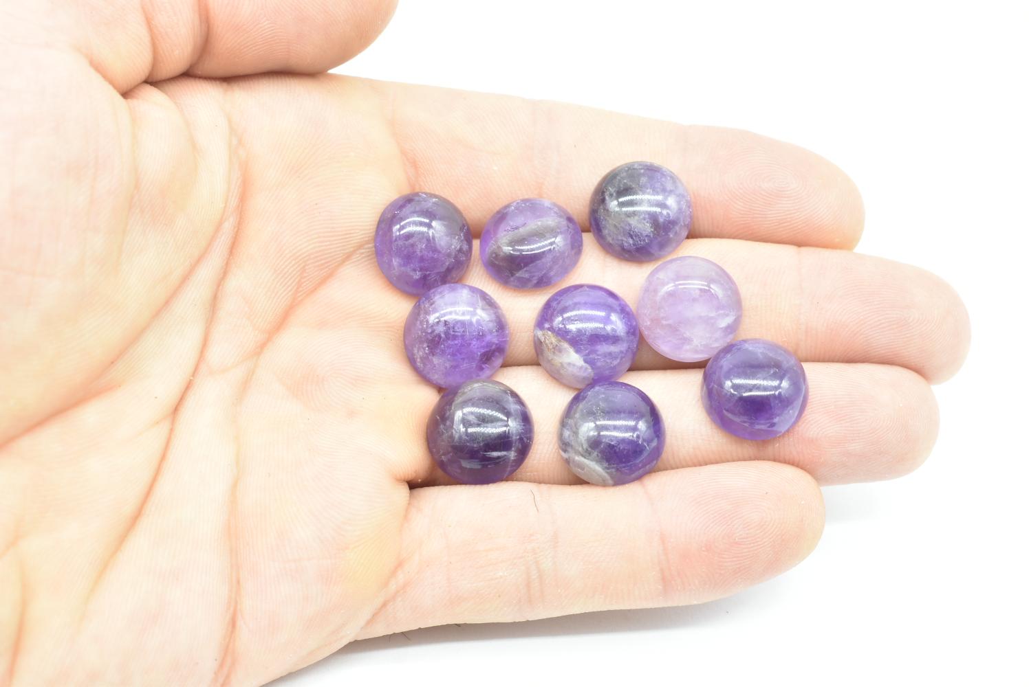 Amethyst Cabochon 14x14 mm