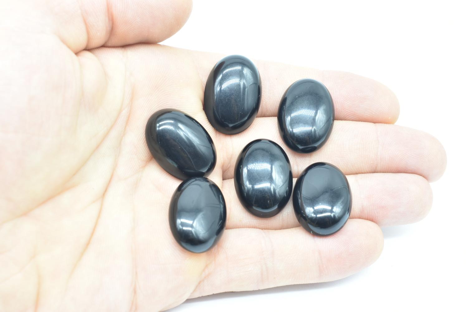 Oval Obsidian Cabochon