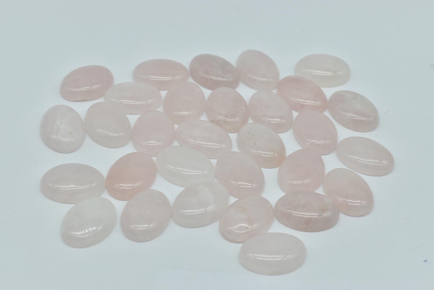 Oval Rose Quartz Cabochon 18x13 mm