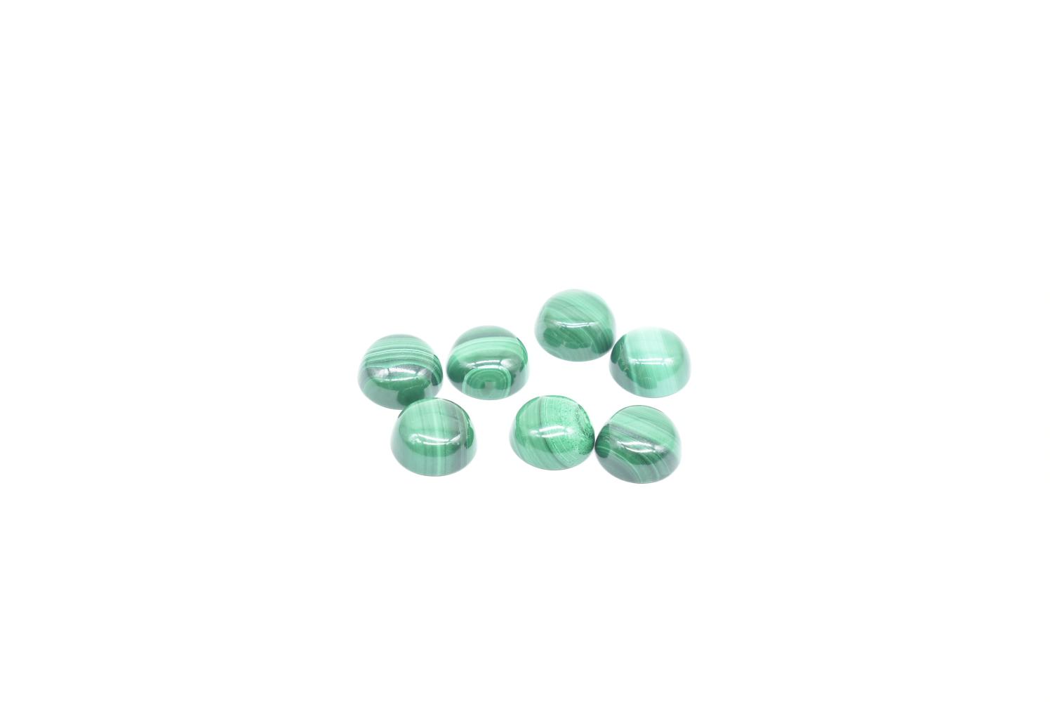 Malachite cabochon 10x10 mm