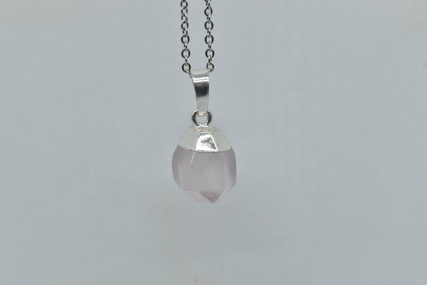 Rose Quartz Nugget Pendant