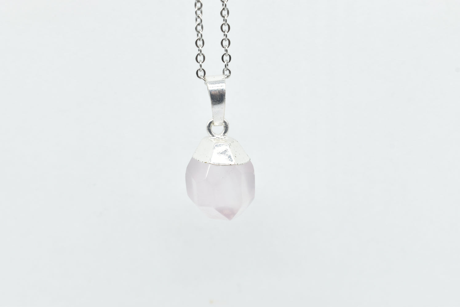 Rose Quartz Nugget Pendant