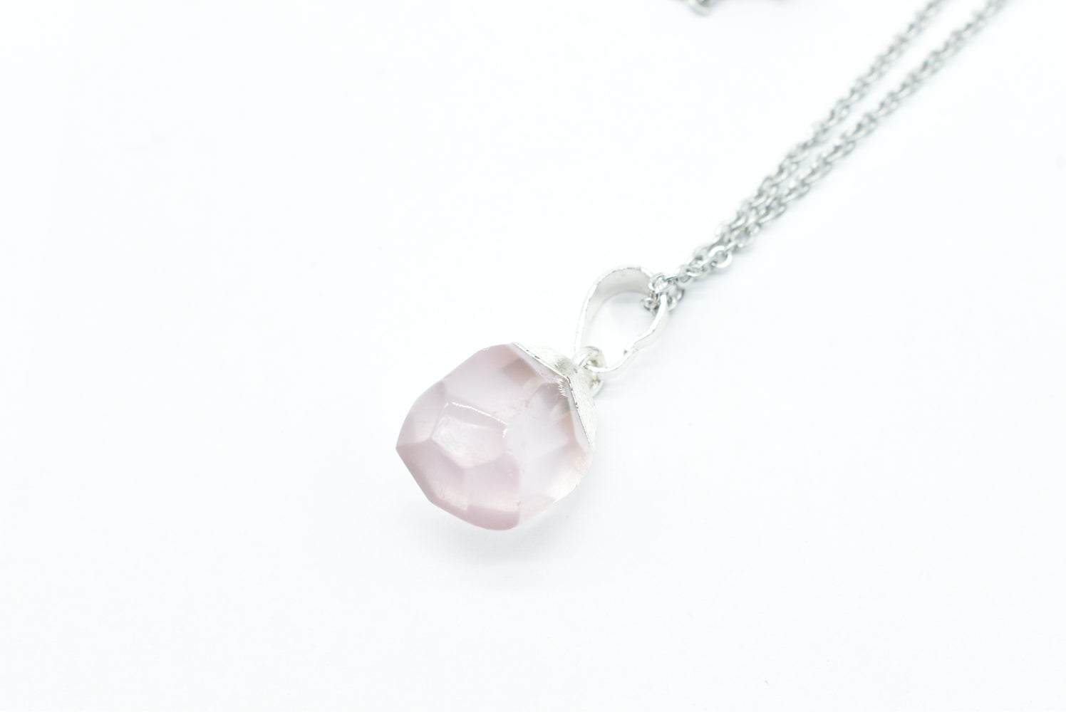 Rose Quartz Nugget Pendant