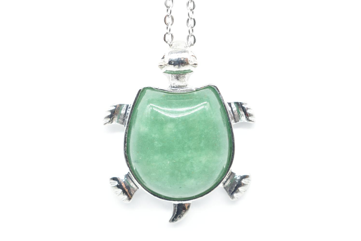 Aventurine Turtle Pendant