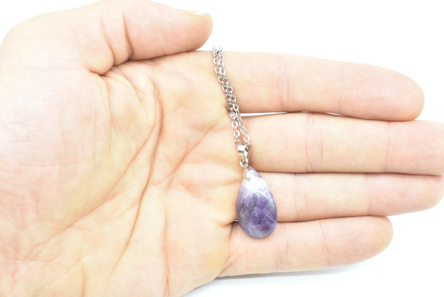 Drop of Amethyst Pendant