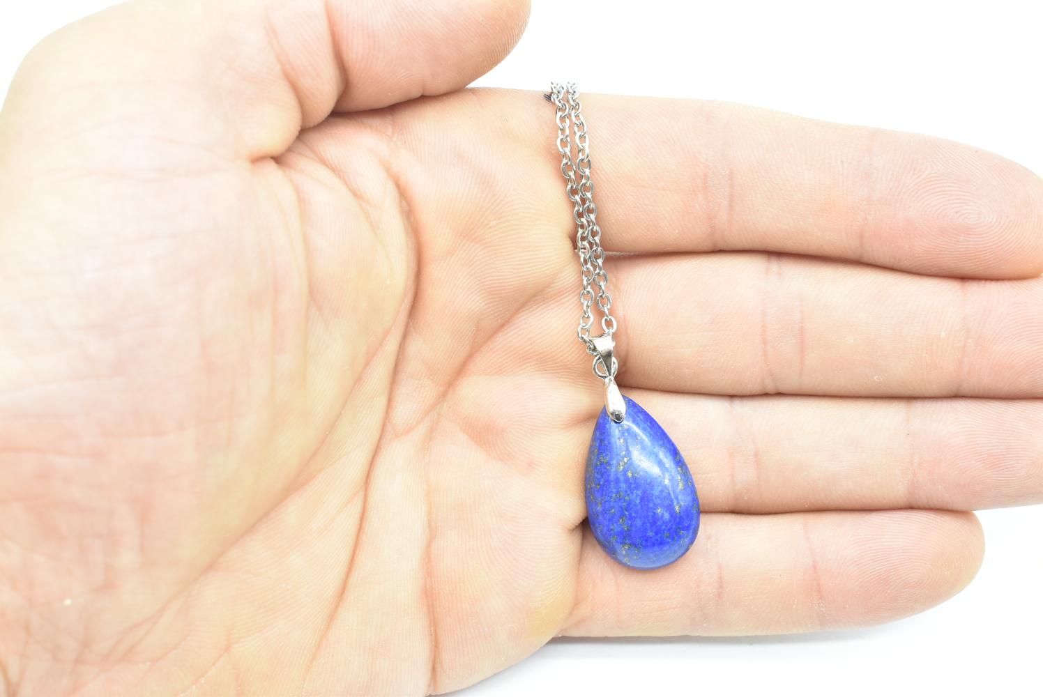 Lapis Lazuli Drop Pendant