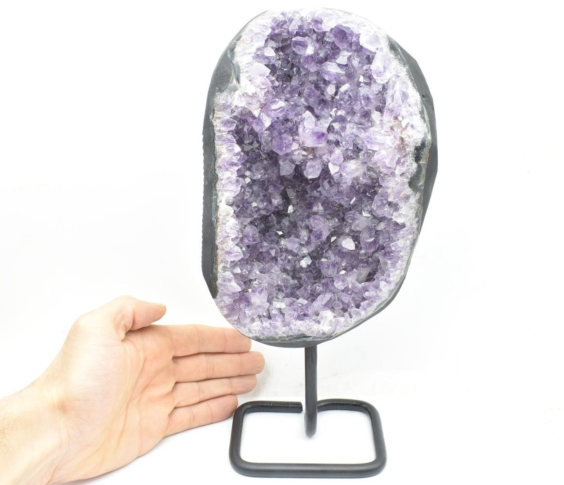 Drusa di Ametista su Base di Ferro