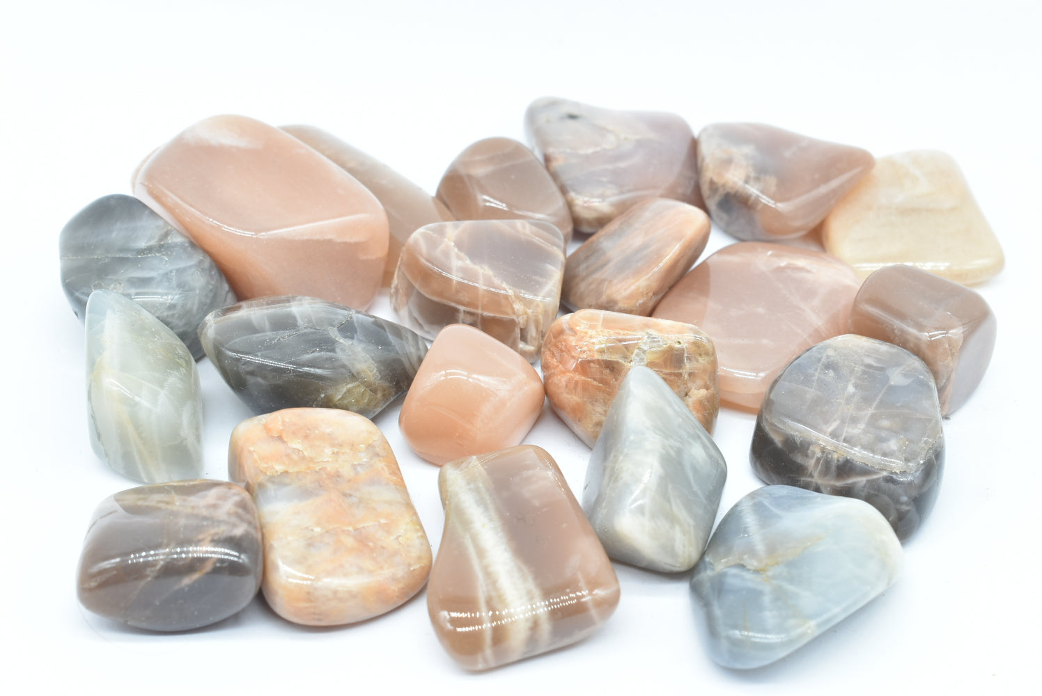 Tumbled Orange Moonstone