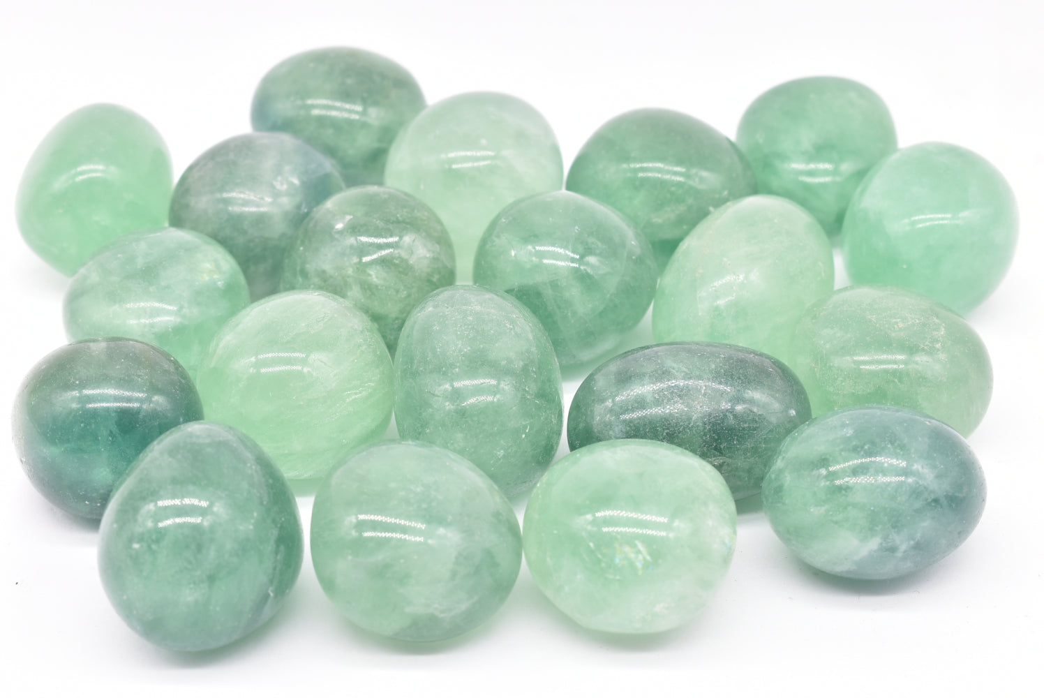 Green Fluorite Tumbled