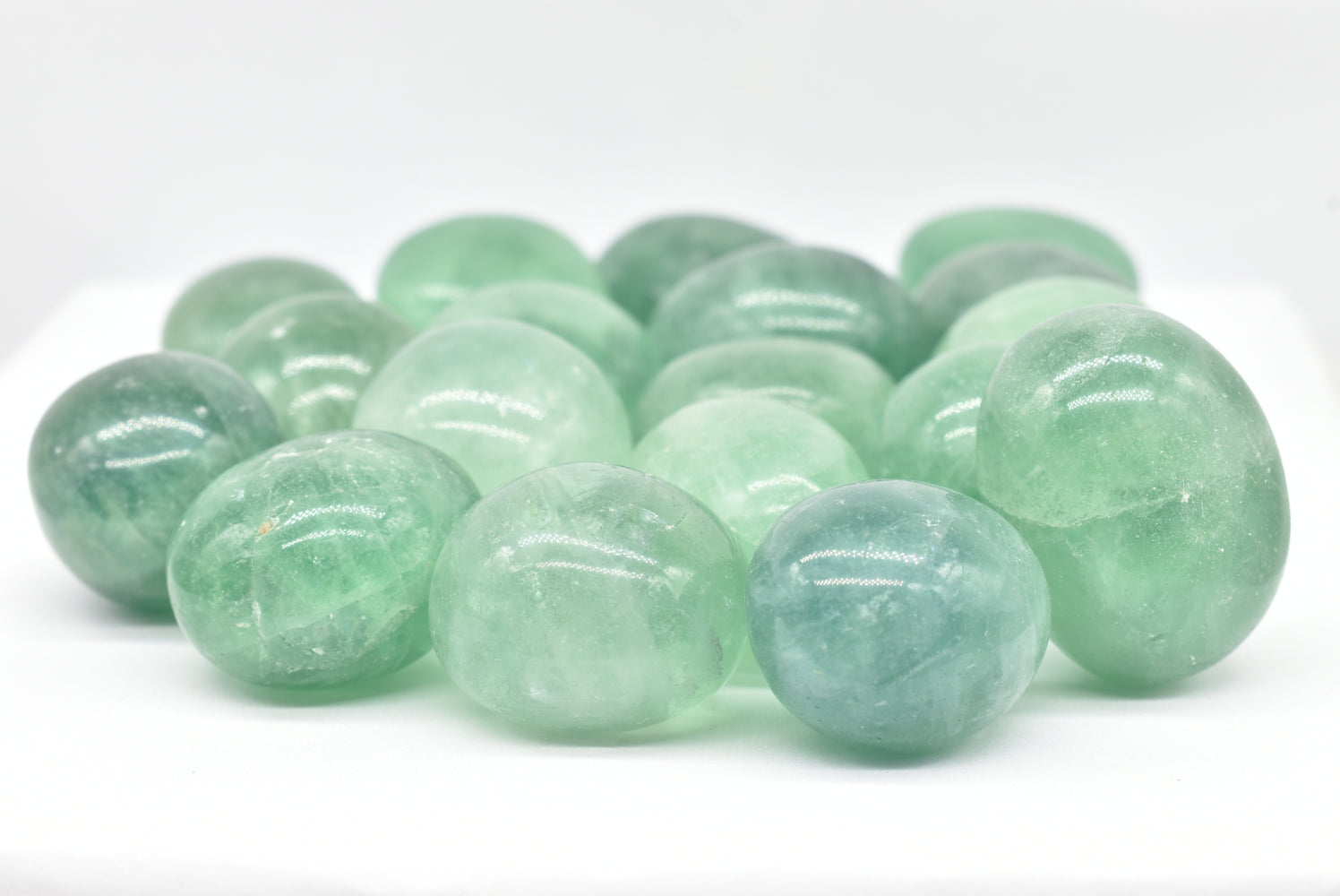 Green Fluorite Tumbled