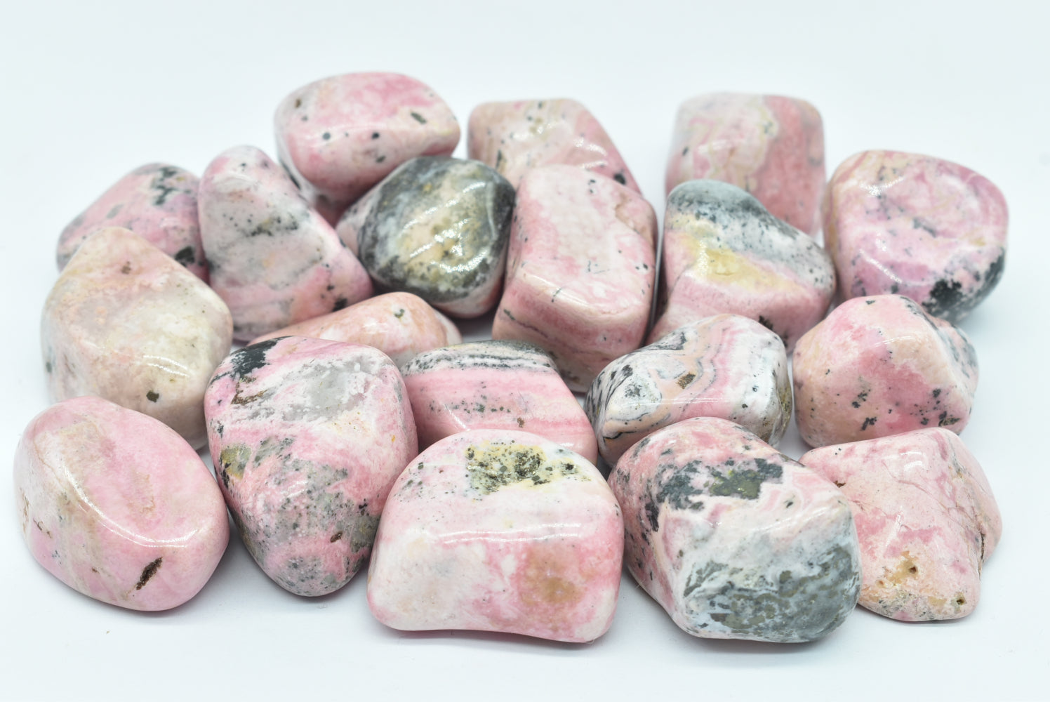 Tumbled Rhodonite