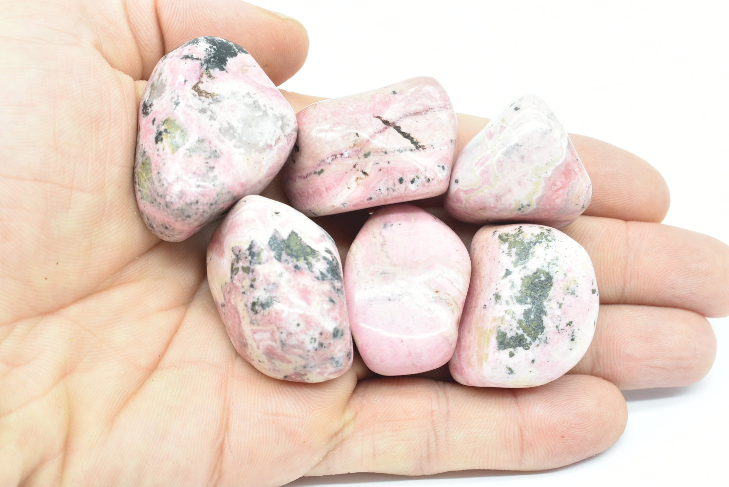 Tumbled Rhodonite