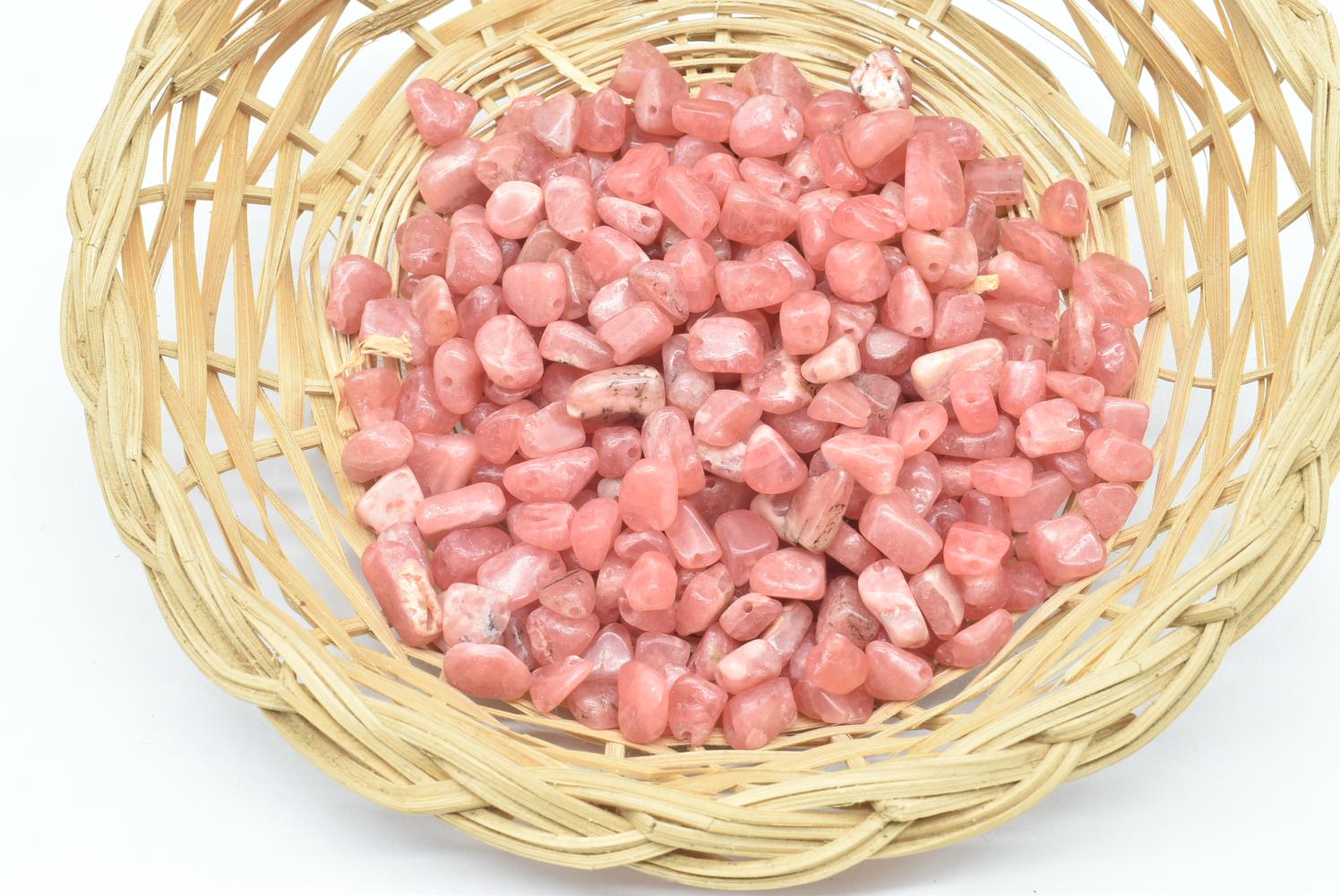 Perline di Rodocrosite Forate - 3 Perline